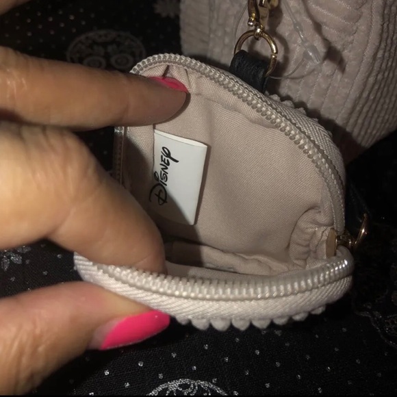 Disney Mickey Mouse corduroy crossbody and attached ear bud Limited Edition New - Picture 6 of 10